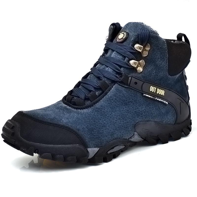 Men's Shoes  Winter Cotton Shoes Men's Leather Shoes Plus Size 38-46 Men's Sneakers Martin Boots