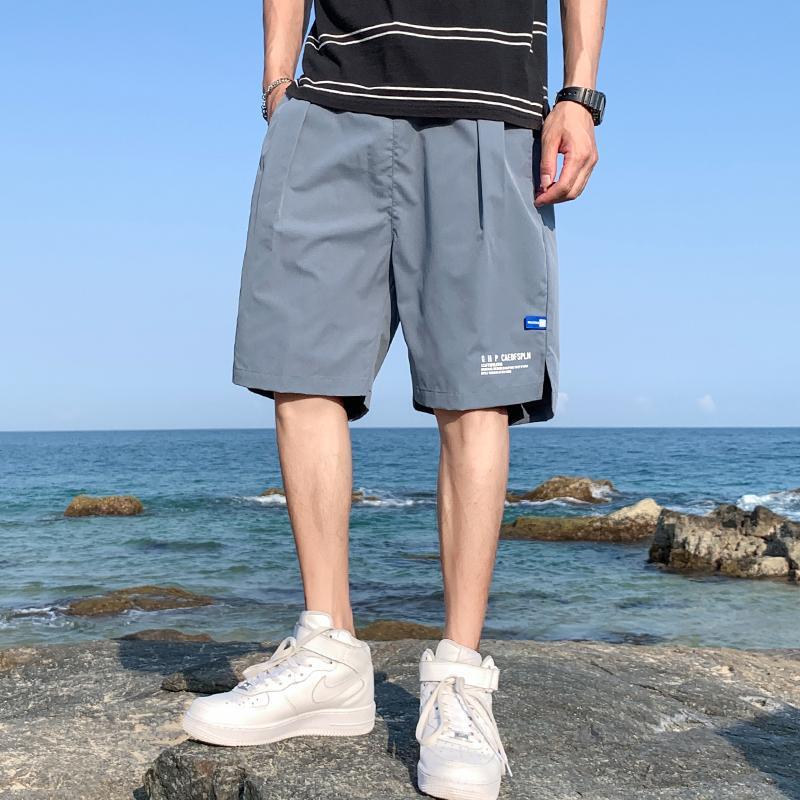 Shorts Men's Summer Thin Loose Straight Leg Trousers Wear All-match Casual Five-point Pants