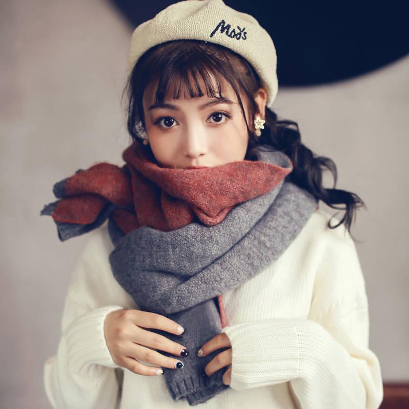 Scarf for Women Cashmere Wool Scarf Pashmina Bandana Winter Autumn Long Men Scarf Shawls