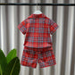 Children's Pajamas Boys and Girls Summer Clothes Children's Short-sleeved Shorts Two-piece Fashion, Loose and Casual