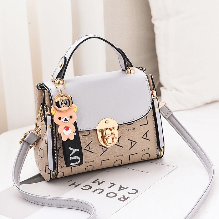 Trendy wild Patent leather bag Genuine Leather Woman bag European and American Shoulder Handbag