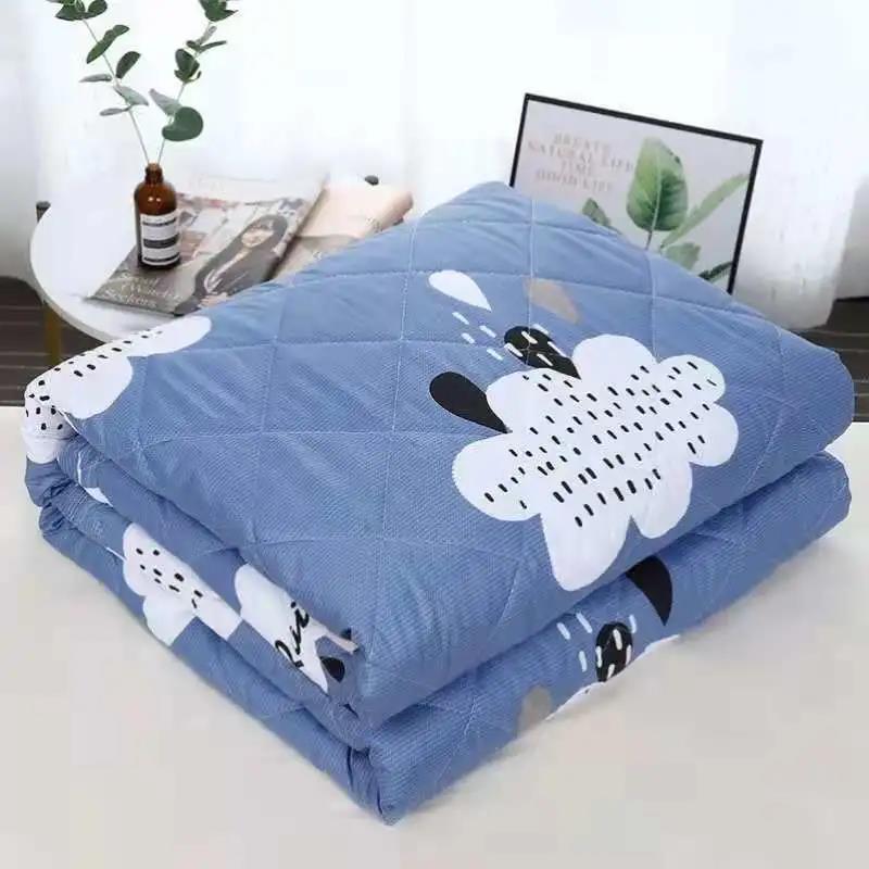 Summer Skin-friendly Thin Air Conditioning Quilt Single Double Summer Cool Quilt Washable and Machine Washable Student Dormitory Quilt