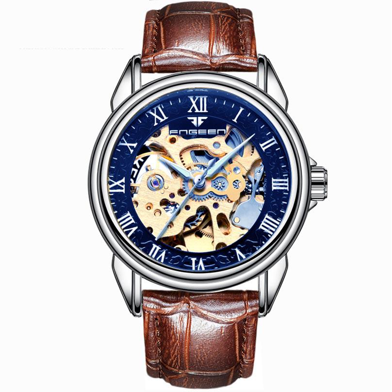 Top Brand Luxury Men Mechanical Watches Famous Design Automatic Watch Fashion Male Clock