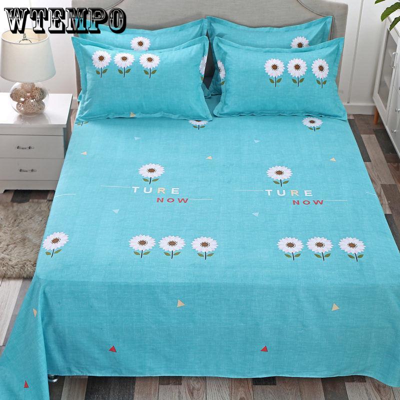 Bedding Double Queen King Sheets Cover Set Pastoral Style Peaches Bed Linen Sheet Bed Set Home Bedding Green Three-piece Bedding