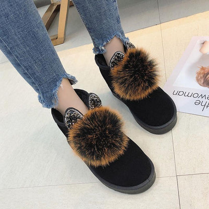 Winter Cold protection Non-slip shoes Snow boots Cotton shoes Outdoor Casual shoes Woman shoes