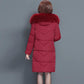 XL-6XL Women's Winter Long Cotton Coats Solid Color Oversized Warm Wadded Jacket Loose Casual Thickened Down Jacket