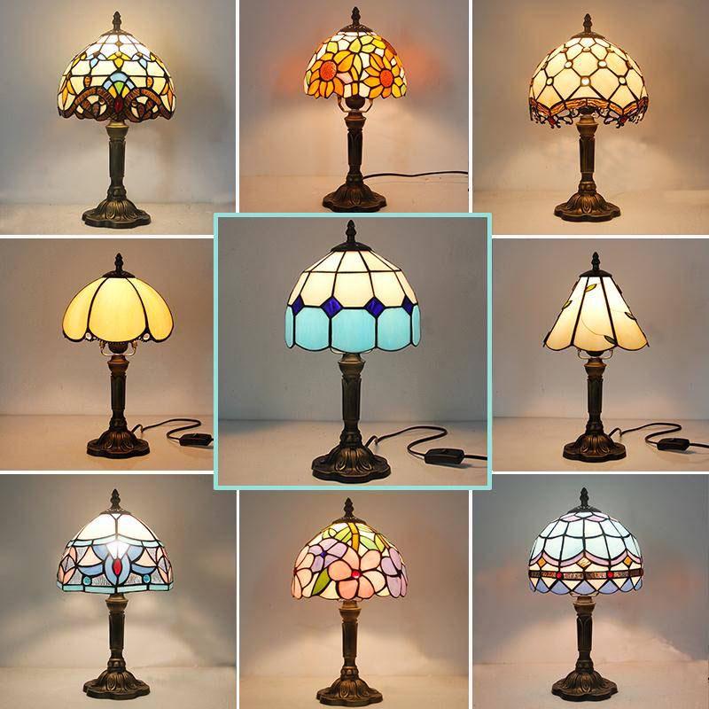 Table Lamp Mediterranean Style Bedside Lamp Decorative Lamps Retro Nostalgic Table Lamp