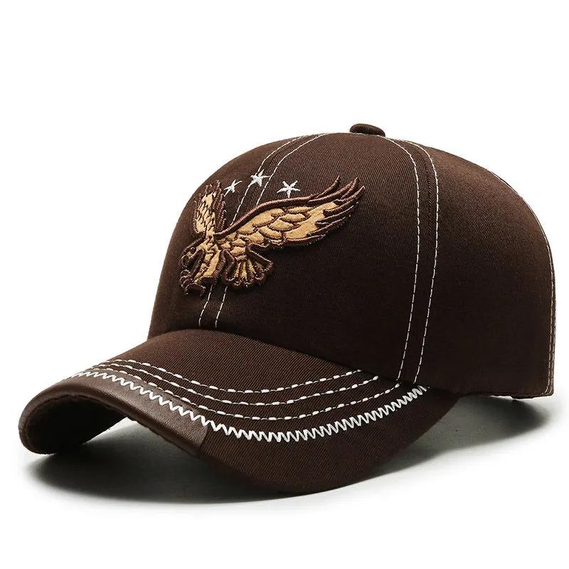 3D Eagle Embroidery Baseball Cap Male Cap Hip Hop Flat Along Snapback Hats Baseball Cap