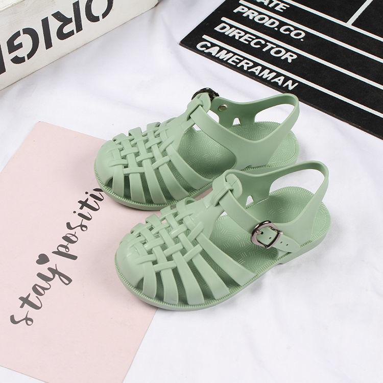 Summer Children Sandals Baby Girls Toddler Soft Non-slip Princess Shoes Kids Candy Jelly Beach Shoes Boys Casual Slippers