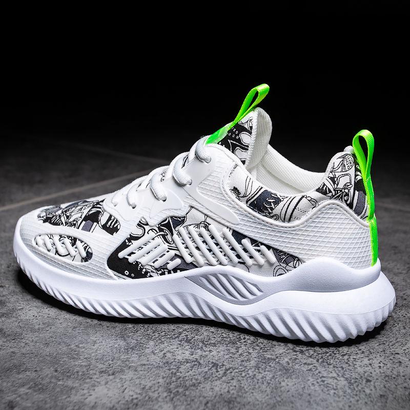 2020 Spring and Summer White Shoes Dad Sports Shoes Korean Version of The Tide Men's Casual Shoes Wild Running Shoes