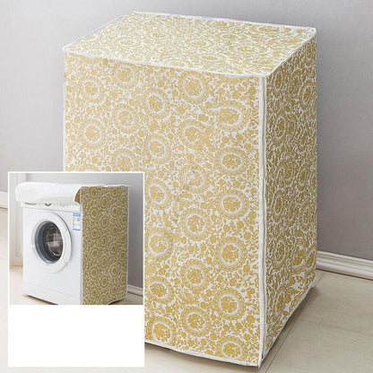 Household Drum-type Washing Machine Cover Dust Cover Waterproof Sunscreen Front Opening Dust Cover Zipper Opening