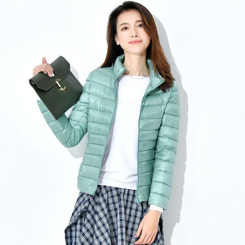 Women's Down Jacket Winter Short Hooded Warm Slim Fashion Solid Color Jacket