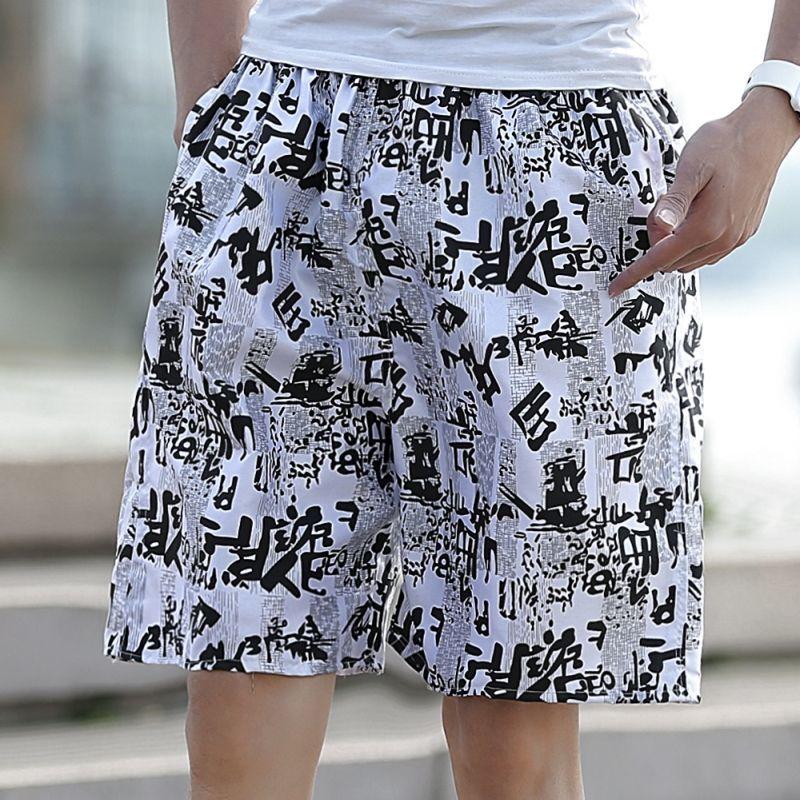 Men's Summer Sports and Leisure Five-point Shorts Summer Loose and Quick-drying Men's Beach Shorts