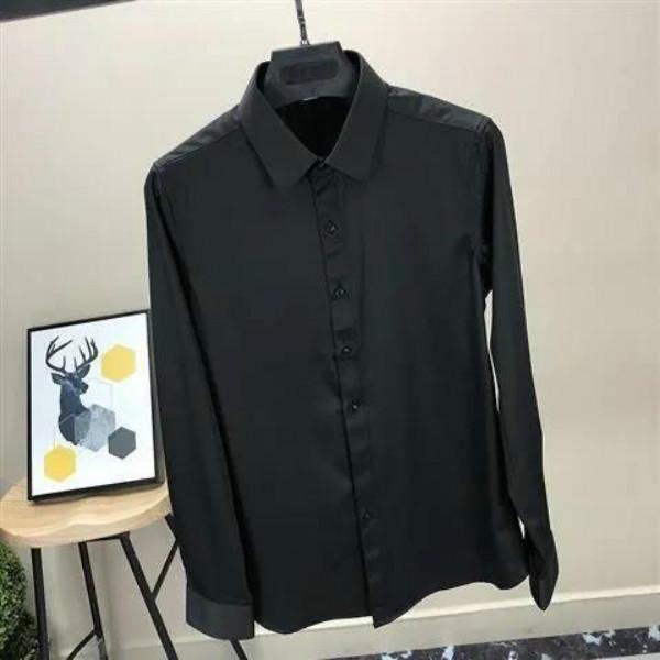 Men's Long-sleeved Fashion Handsome Suit Shirt Professional Business Formal Shirt