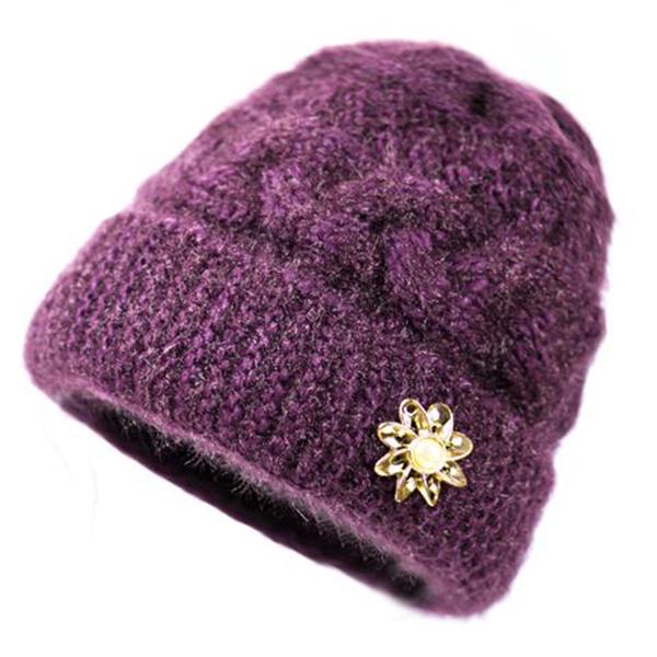 Woman hat Plush Cotton hat Trendy wild hat Windproof hat Winter Warm hat Thick hat Fashion