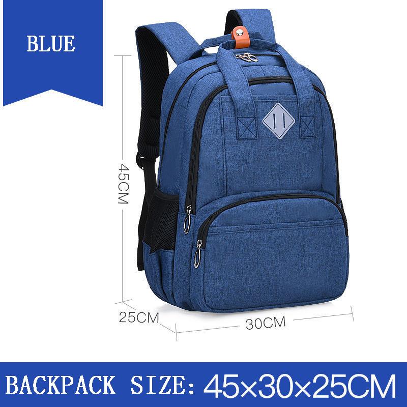 Junior High School and Elementary School Students Schoolbag Backpack Male Large-capacity Leisure Computer Backpack Travel Bag Female Fashion Trend