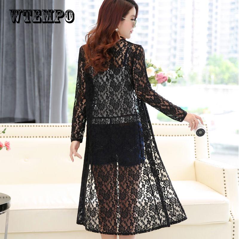 Women's clothing Lace Sun Clothing Female Long Summer shirt Shawl Coat Thin Cardigan blouse