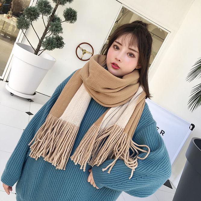 Christmas gift Woman Trend Wild Shawl scarf Long section scarf Birthday present Winter warm scarf