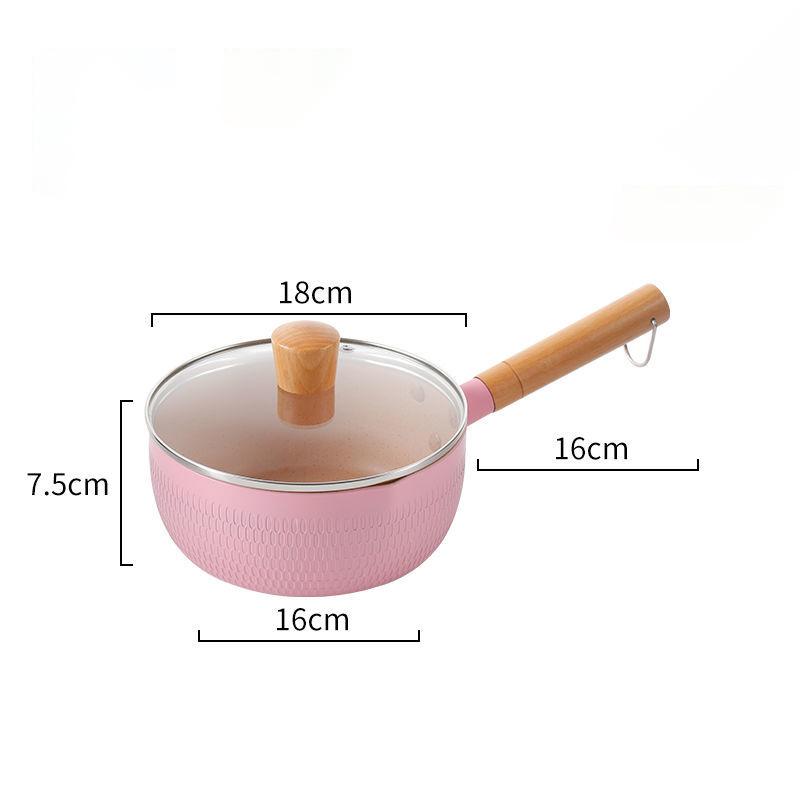 Japanese Maifan Stone Snow Pan Non-stick Pan Household Noodle Cooking Instant Noodle Small Pot Induction Cooker Stock Pot Small Cooking Pot Milk Pan