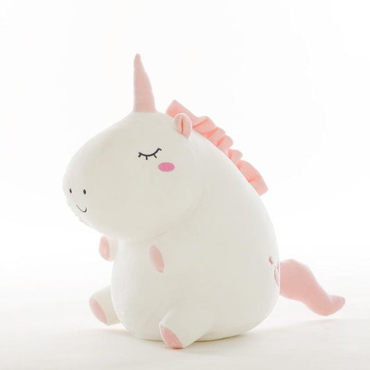 Unicorn Plush Toy Fat Unicorn Doll Cute Animal Stuffed Soft Pillow Baby Kids Toys