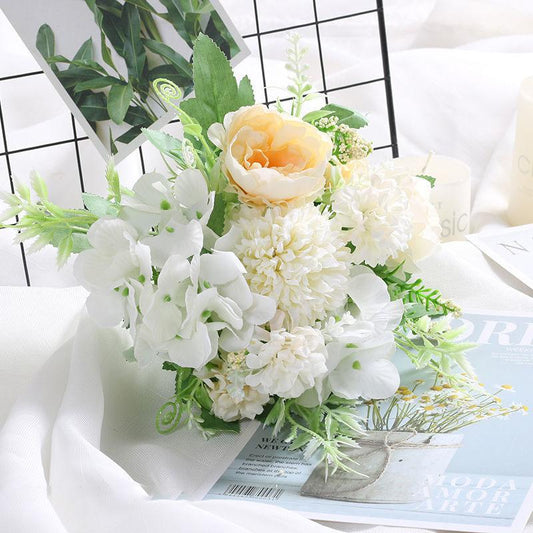 Nordic Simulation Flower Living Room Decoration Table Flower Fake Flower Floral Set Table Flower Bouquet Home Decoration Decoration