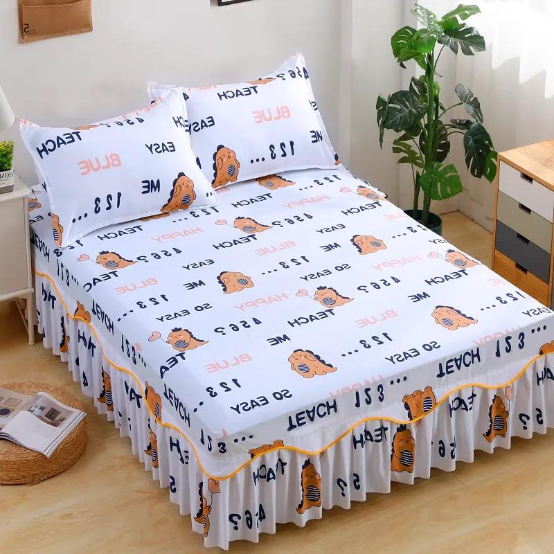 1 Piece of Pure Cotton Mattress Cover with Elastic Non-slip Waterproof Mattress Cover At Four Corners (no Pillowcase)