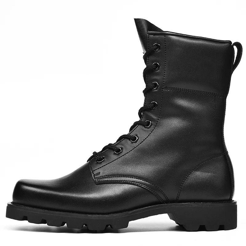 Leather Boots Men's Combat Boots Work Boots High Top Shoes Outdoor Boots Hiking Boots Snow Boots