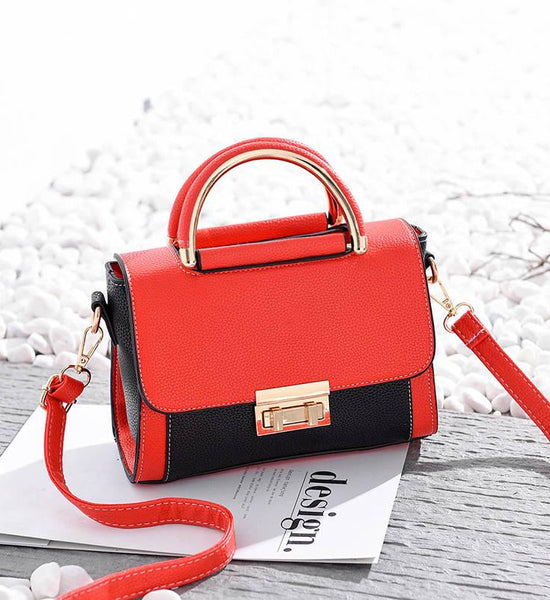 Crossbody Bag Women Leather Buckle Scratch-resistant Waterproof Large-capacity Shoulder Bags Handbag