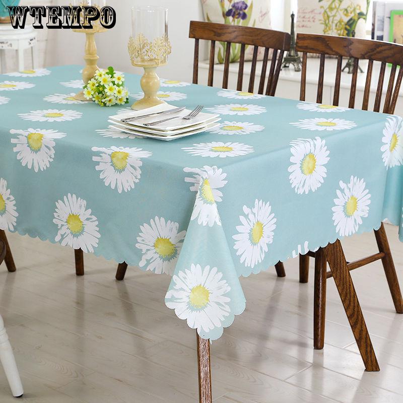 Restaurant Banquet Wedding Tablecloth Waterproof Coffee Table Cloth