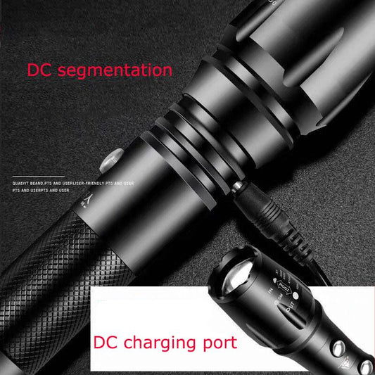 Strong Light Flashlight Rechargeable Super Bright Long-range Xenon Lamp Waterproof Outdoor Night Cavalry Special Forces Household Direct Charge