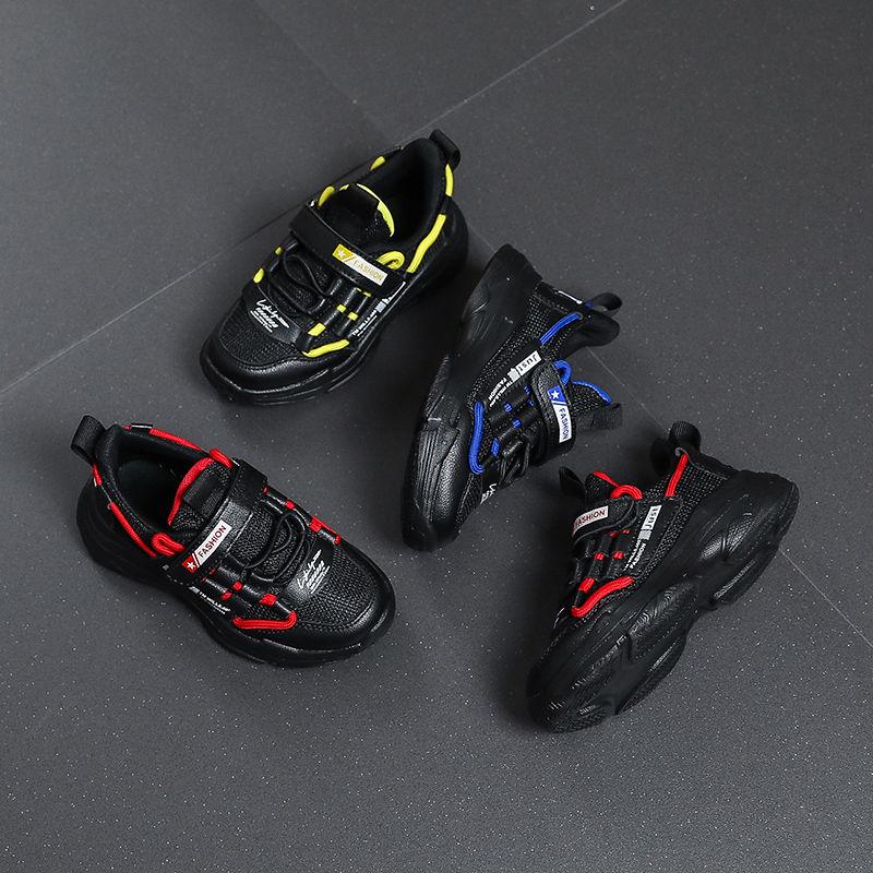 Children's Sports Shoes Spring New Girls Shoes Boys Casual Breathable Double Mesh Medium Kids Shoes, Child Shoes Kids