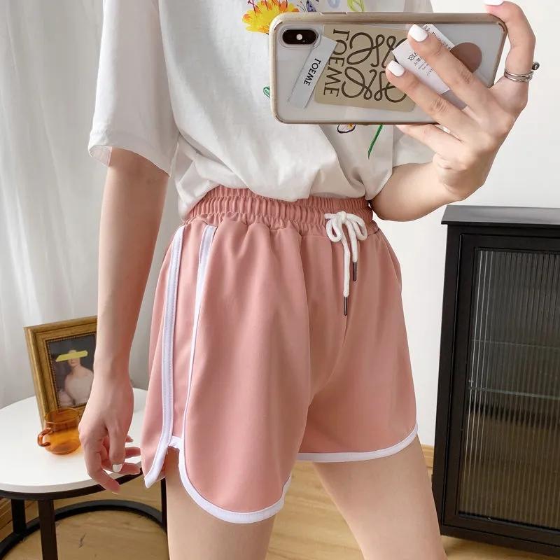 Sports Shorts Women's Summer Outer Wear Yoga Running Fitness Three-point Pants Home Pajama Pants Casual High Waist Loose Shorts Pants