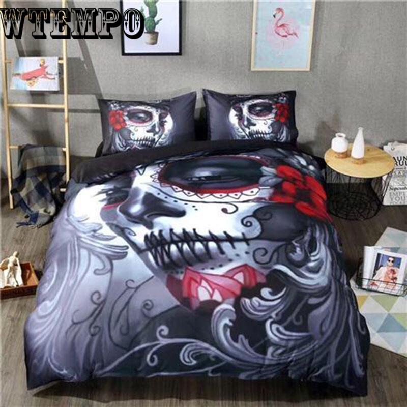 3D Printed Bedding Set Duvet Cover Bed Sheet Pillowcase King Bedding Sets Bedclothes Decor