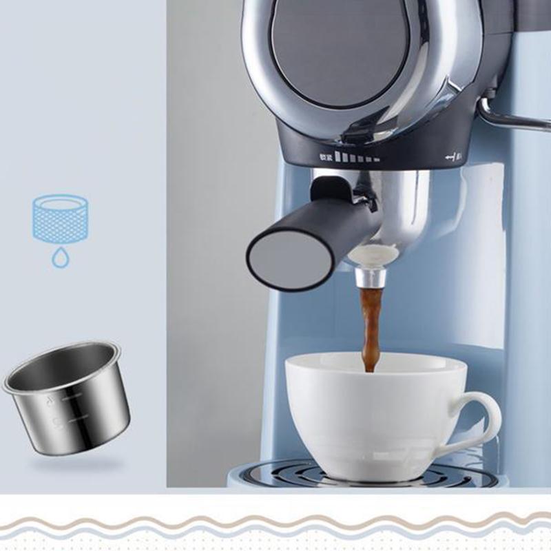 Coffee Machine Semi-automatic Household Espresso Machine with Steam Function Small Steam Milk Coffee Machine