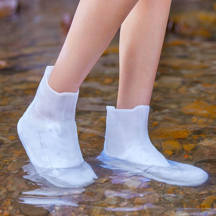 Rain Shoes Cover Waterproof Shoes Cover Rainproof Rain Shoes Cover Non-slip Thickened Silica Gel Foot Cover Washable Shoes Cover