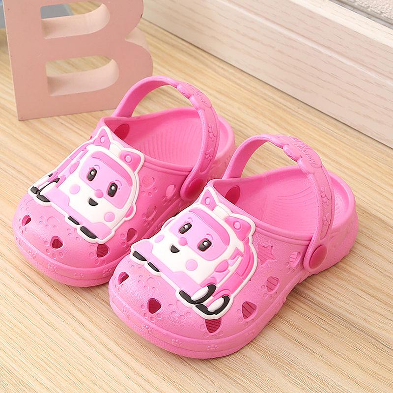 Car Children's Hole Shoes Baby Sandals and Slippers Children's Slippers Boys and Girls