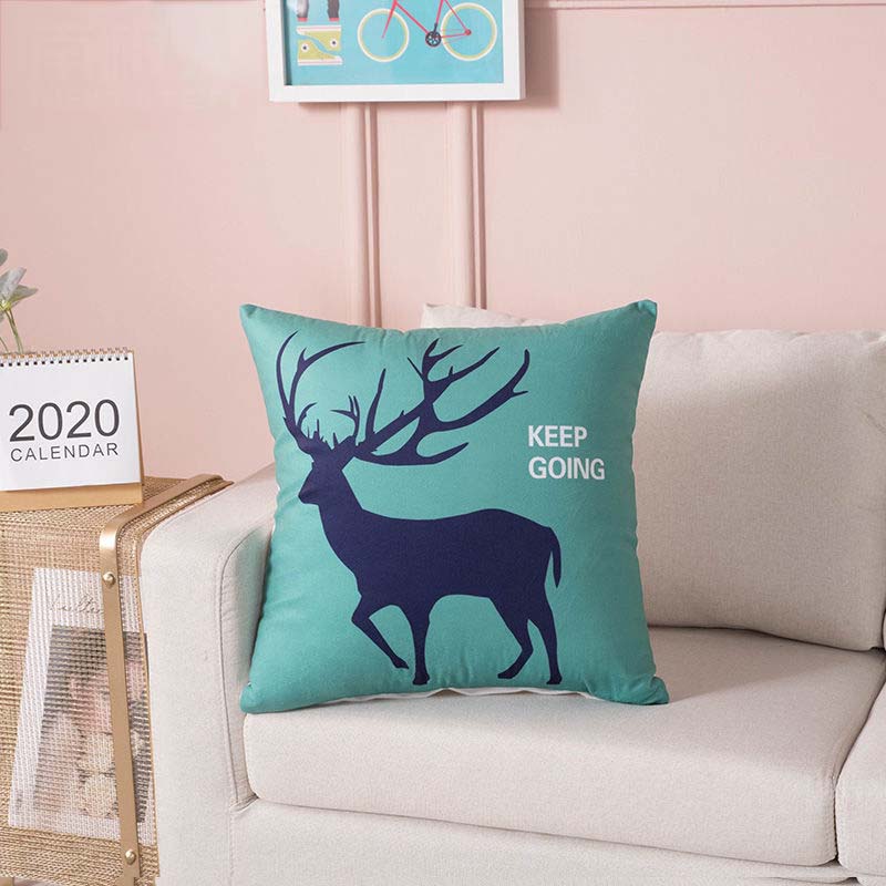 Cartoon Pillow Living Room Sofa Cushion Cover Car Office Waist Support Nap Pillow Bedside Back Cushion