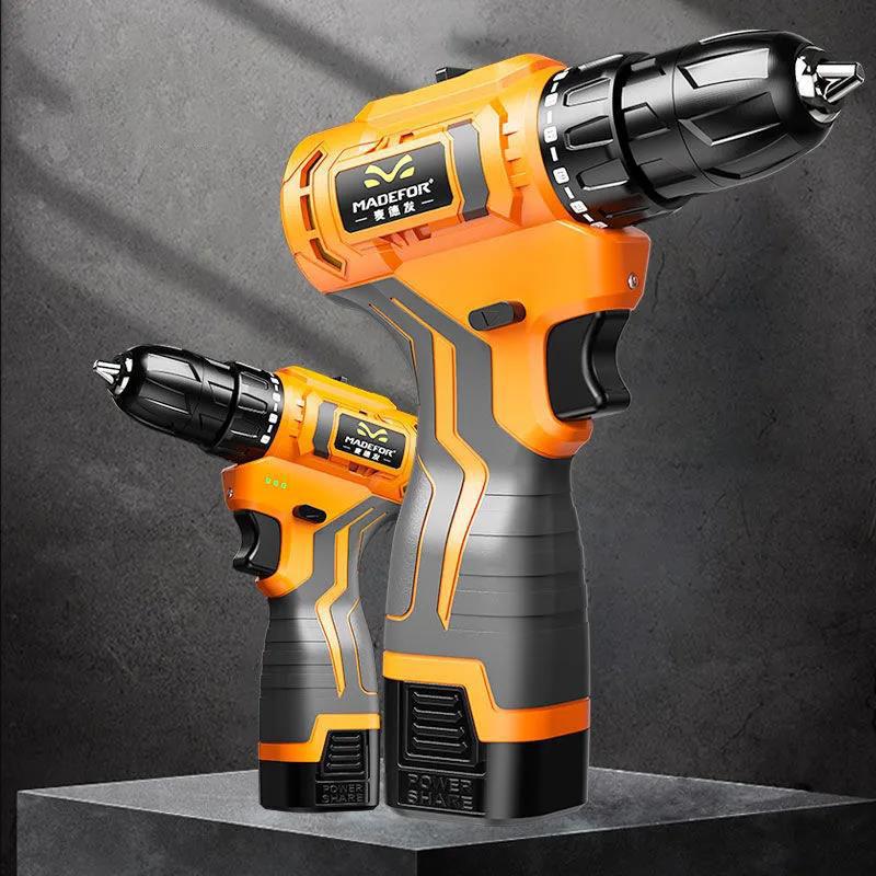 18V Luxury Home Luxury Electric Screwdriver Set High Endurance Cordless Drill with Tool Box