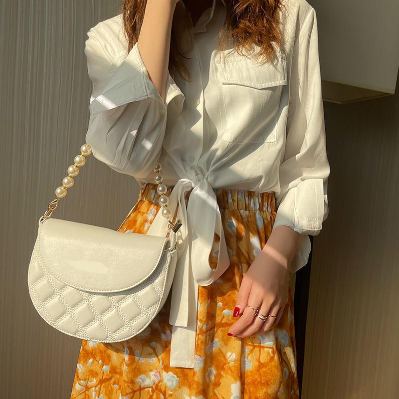 Female Oil Painting Flower Printing Vintage Skirt Elegant Slim High Elastic Waist Big Swing Holiday Skirt