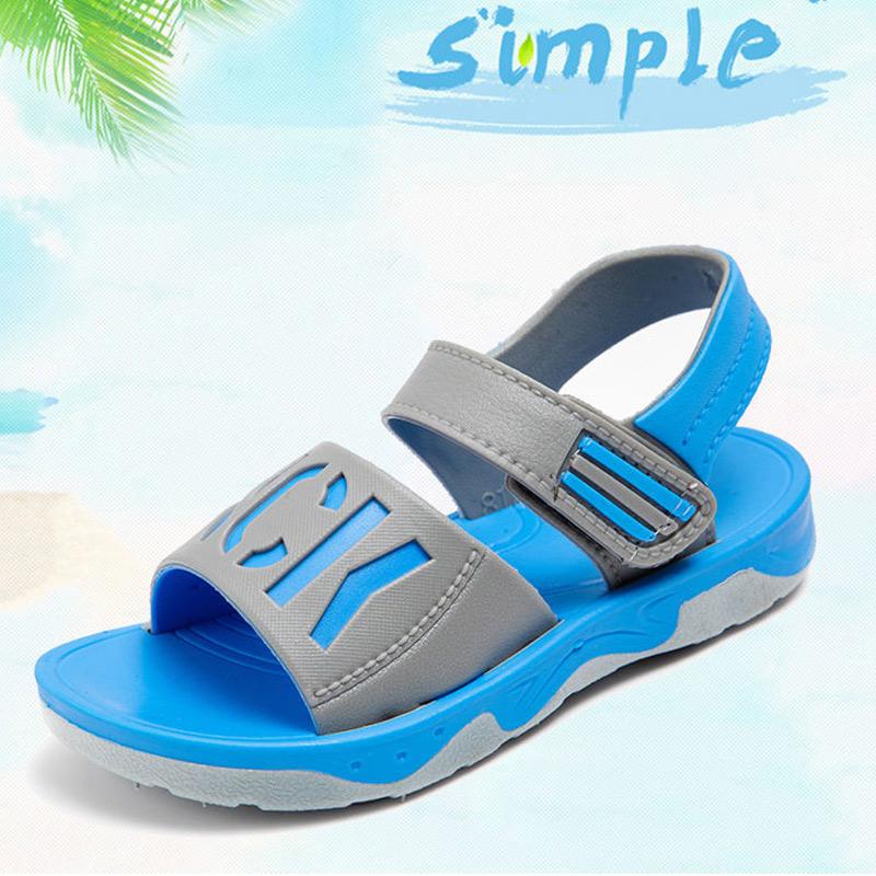 Boys Sandals Children Baby Boys Slippers Summer Student Kids Soft Sole Non-slip Sandals