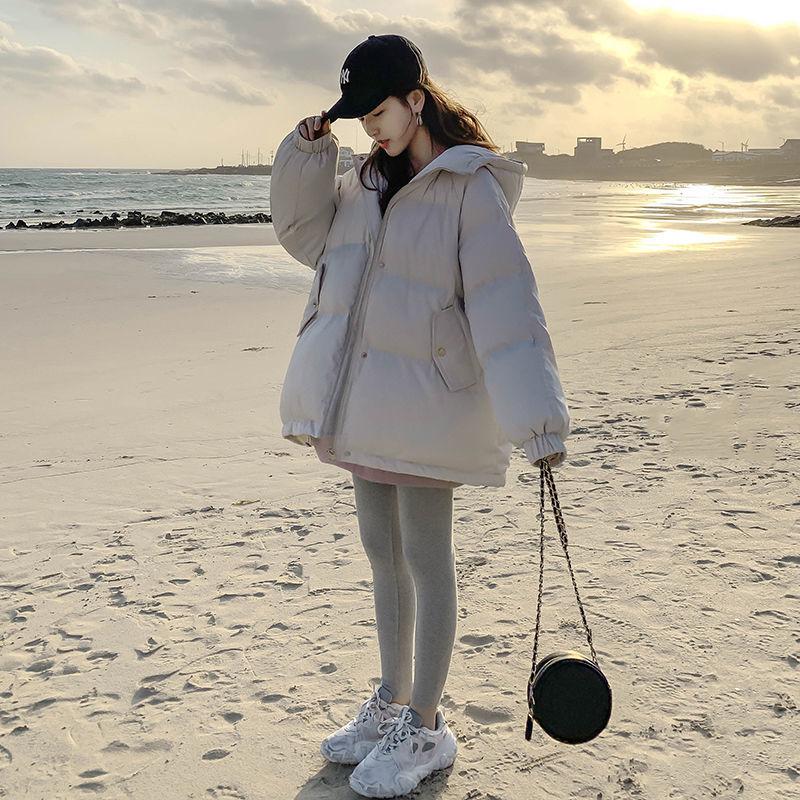 Winter Fashion Trend of Down Cotton Jacket Women's Short Korean Style Loose Warm and Comfortable Bread Jacket