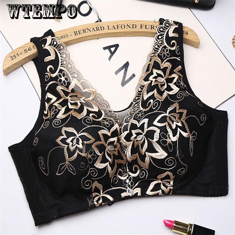 Women Sexy Lace Bra Big Size Super Push Up Bra Anti Emptied Brassiere Underwear Intimates Lingerie