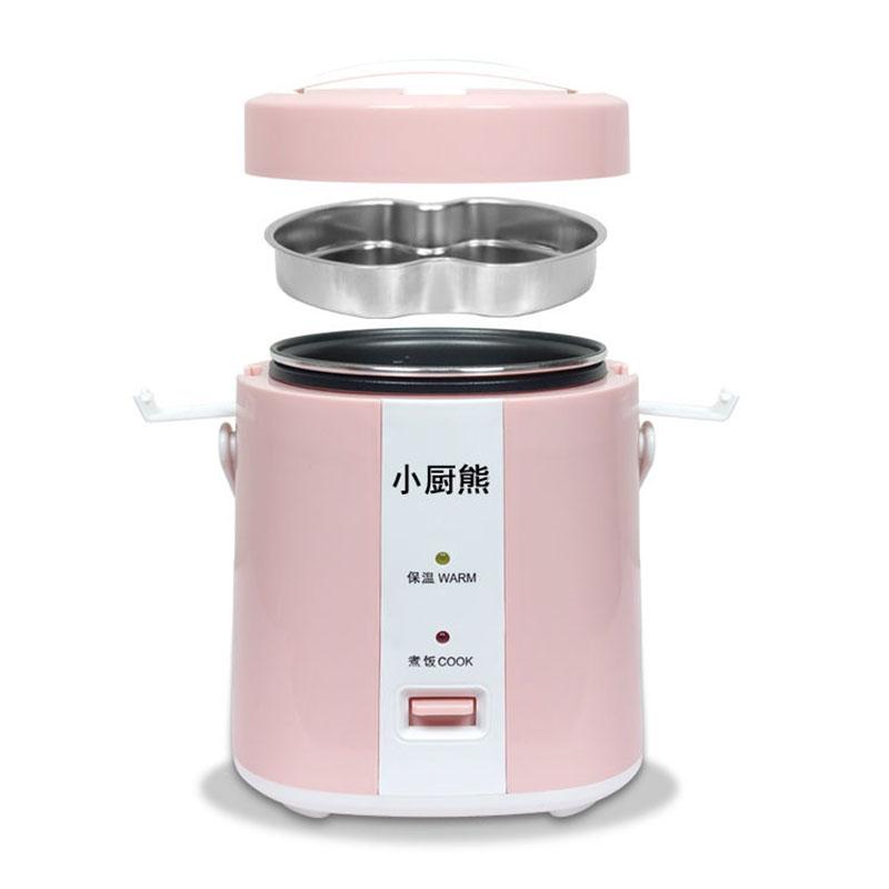 Mini Rice Cooker 1-2 People Cooking Rice Pot Multi-function Home Small Electric Cooker 1.2L Pot