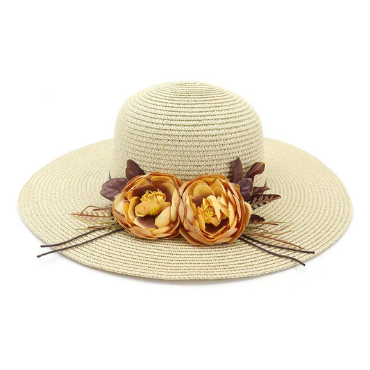 Hat Women Girl Sun Hat Summer Cap Brim Folding Wide Hat Large Straw Beach Hats