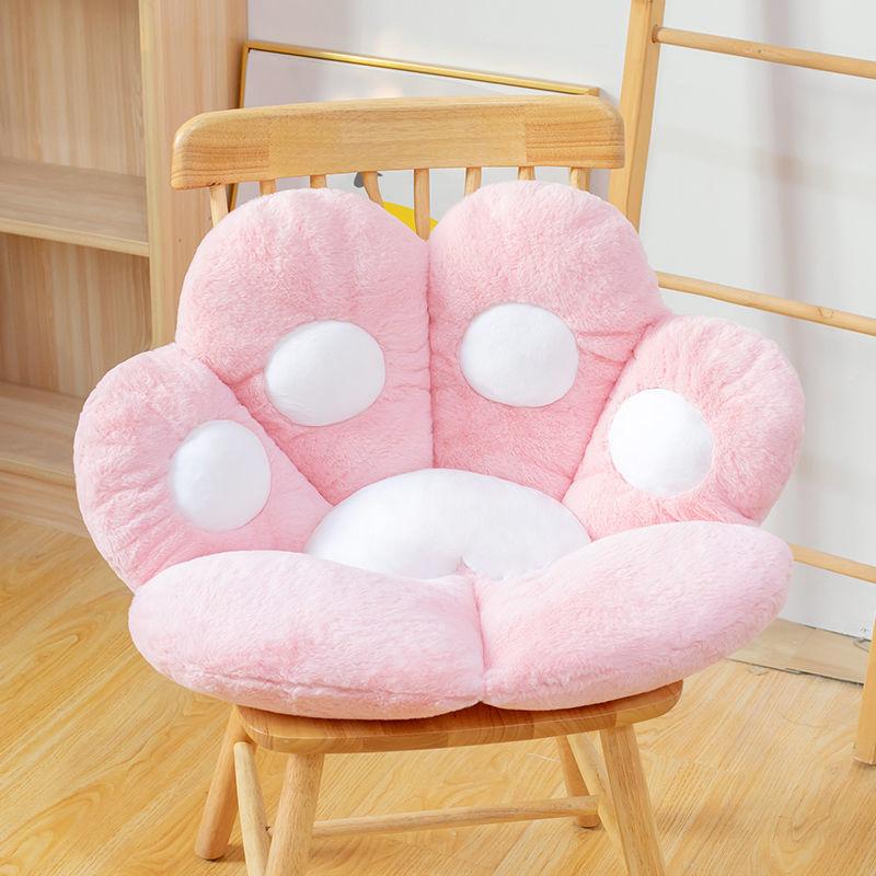 1PC 2 Sizes Soft Paw Pillow Animal Seat Cushion Stuffed Plush Sofa Indoor Floor Home Chair Decor Children Girls Gift