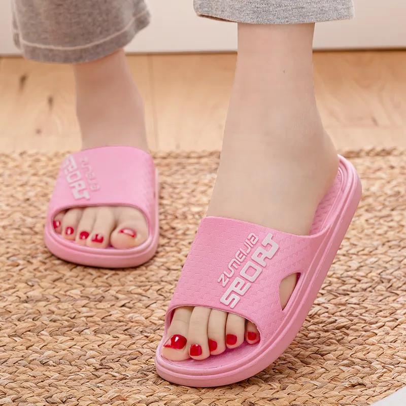 Slippers Ladies Summer Fashion Thick Bottom Increased Wear-resistant Non-slip Soft Bottom Feces Sandals and Slippers