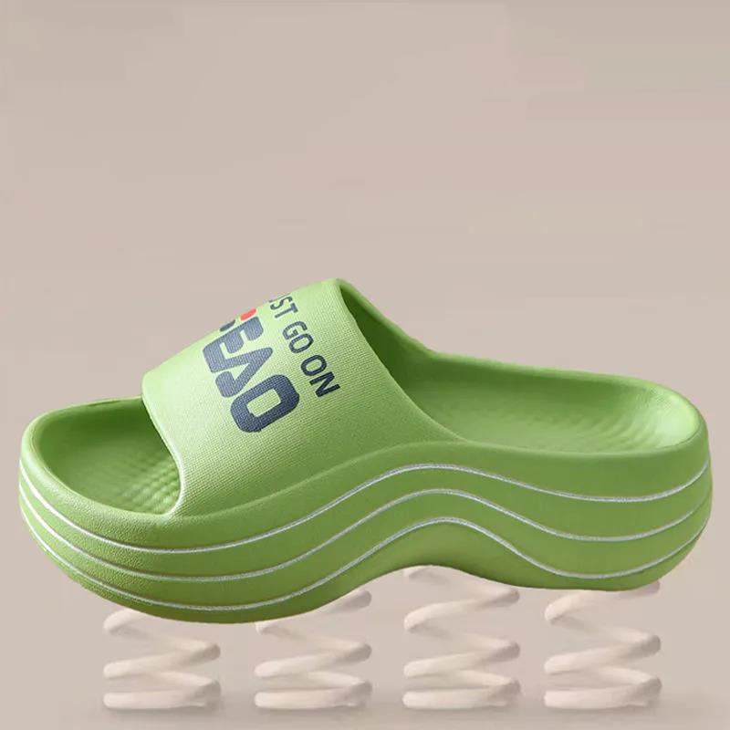 Step on Shit Feeling Thickened Bottom Sandals and Slippers Women Wear Household Deodorant Non-slip Bathroom Mute Indoor Soft Bottom Slippers