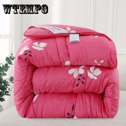 Bedding Printing Pattern Comfortable Warm Thick Winter Quilt Student Dormitory Cotton Quilt