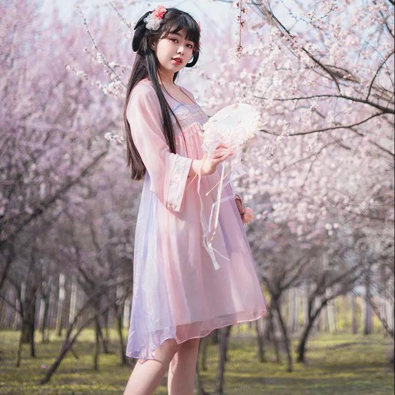 Original Hanfu Han Element Improved Daily Dress Summer Chinese Style Summer