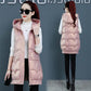 Disposable Bright Face Down Cotton Vest Women Mid-length Autumn and Winter Thick Vest Outer Wear Vest Jacket